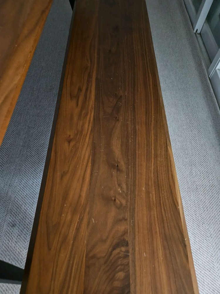 우디크 루아크 월넛 원목 테이블 + 벤치의자 이미지