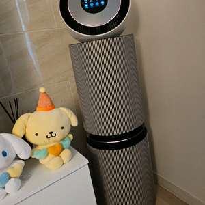 LG 퓨리케어 오브제 공기청정기 AS354NSJA 샌드베이지 이미지