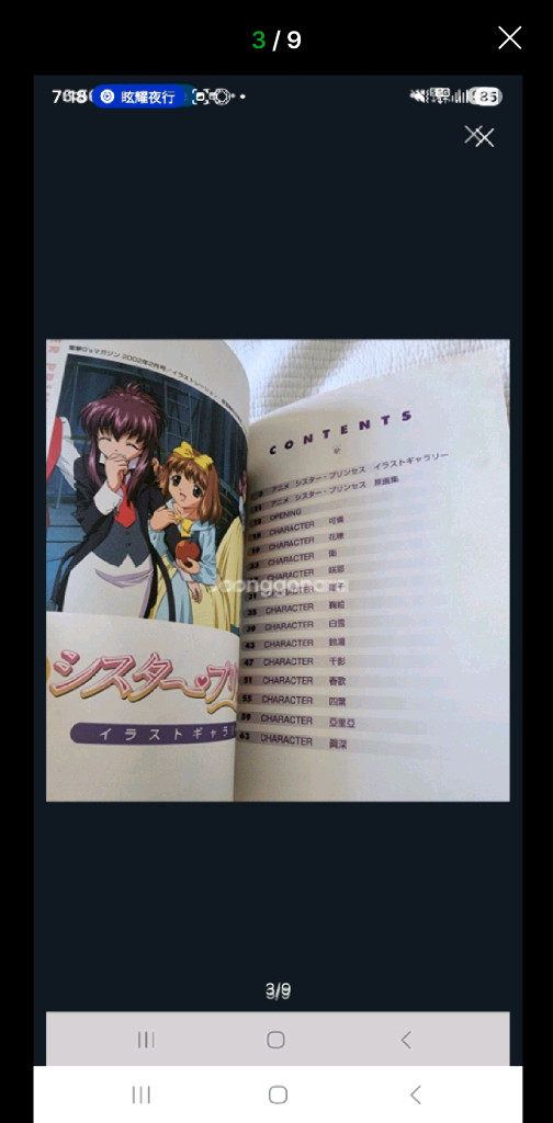 (일본 서적) 애니 시스터 프린세스 일러스트 원화집 (65P) 이미지