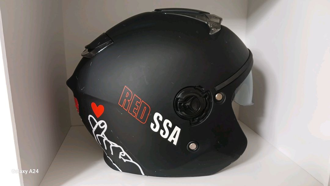 MT-22 RS-10 소두핏 헬멧 오토바이 바이크 전기스쿠터 썬바이저 더블쉴드 오픈페이스(M)실드랑 볼패드가 없어서 이미지