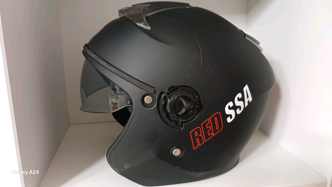 MT-22 RS-10 소두핏 헬멧 오토바이 바이크 전기스쿠터 썬바이저 더블쉴드 오픈페이스(M)실드랑 볼패드가 없어서 이미지