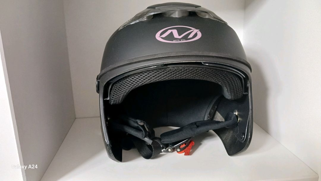 MT-22 RS-10 소두핏 헬멧 오토바이 바이크 전기스쿠터 썬바이저 더블쉴드 오픈페이스(M)실드랑 볼패드가 없어서 이미지