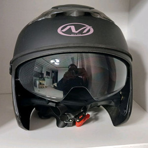 MT-22 RS-10 소두핏 헬멧 오토바이 바이크 전기스쿠터 썬바이저 더블쉴드 오픈페이스(M)실드랑 볼패드가 없어서 이미지