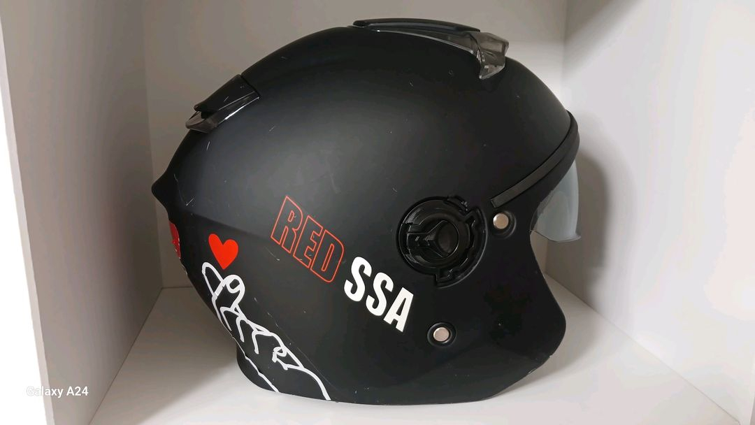 MT-22 RS-10 소두핏 헬멧 오토바이 바이크 전기스쿠터 썬바이저 더블쉴드 오픈페이스(M)실드랑 볼패드가 없어서 이미지