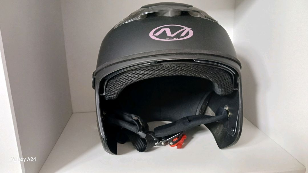 MT-22 RS-10 소두핏 헬멧 오토바이 바이크 전기스쿠터 썬바이저 더블쉴드 오픈페이스(M)실드랑 볼패드가 없어서 이미지