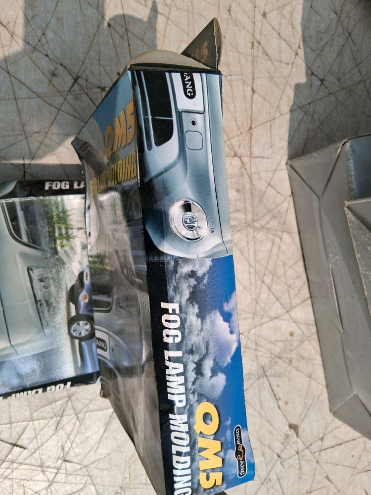 QM5 자동차 전용 안개등 커버 크롬몰딩 이미지