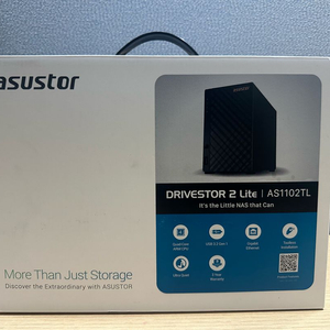 ASUSTOR AS1102TL NAS + WD RED 8TB 2개 (16TB) 이미지