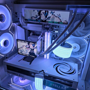 라이젠9 9950x3d rtx5090 화이트PC 이미지