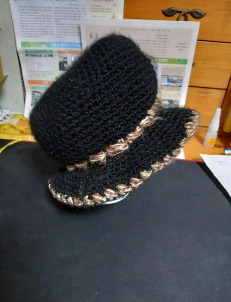 여성 비니 와치캡 겨울 도톰한 기모 패션 니트 모자 이미지