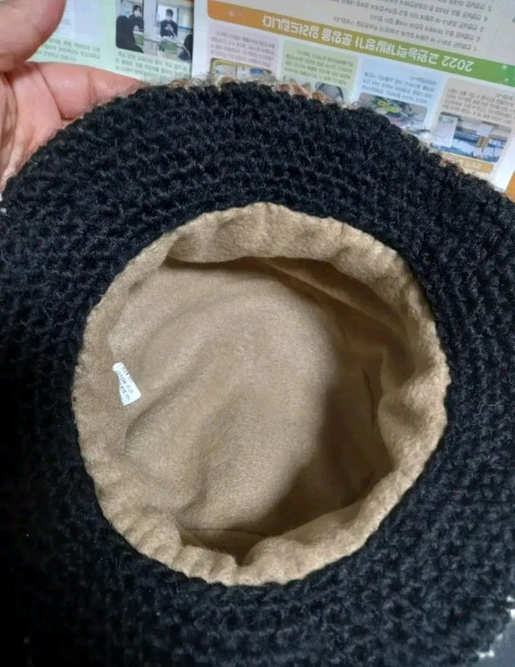 여성 비니 와치캡 겨울 도톰한 기모 패션 니트 모자 이미지