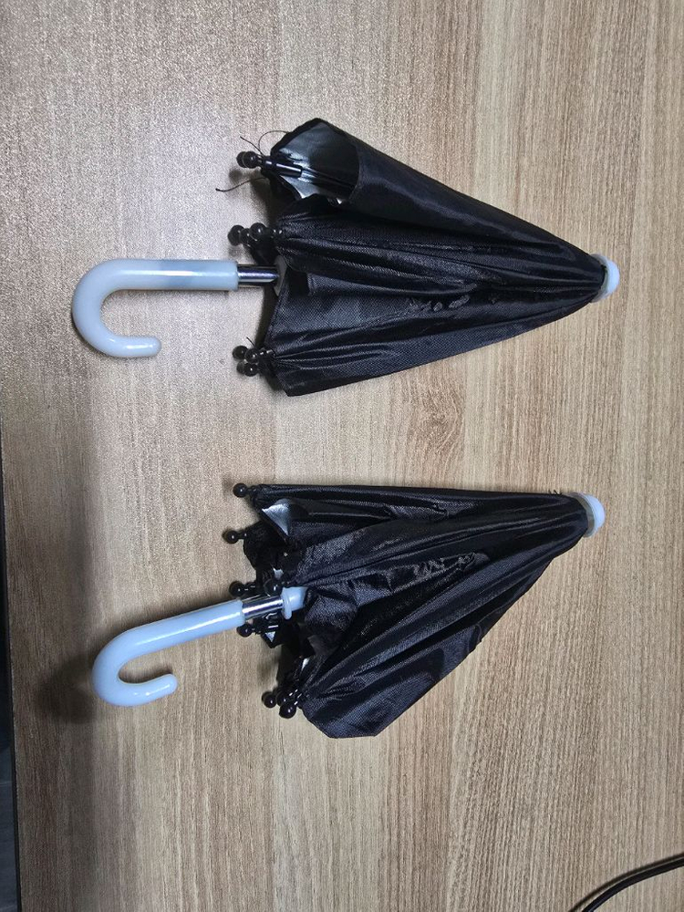 미니 우산 오토바이 햇빛 가리개 빗물 차단 자전거 핸드폰 이미지