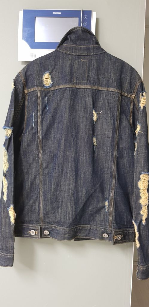 로맨틱크라운 찢청자켓 M 95호 S급! 이미지