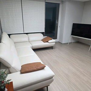 에싸 에이렌 4인 헤드기능 슈렁큰 텐더 통가죽 소파 이미지