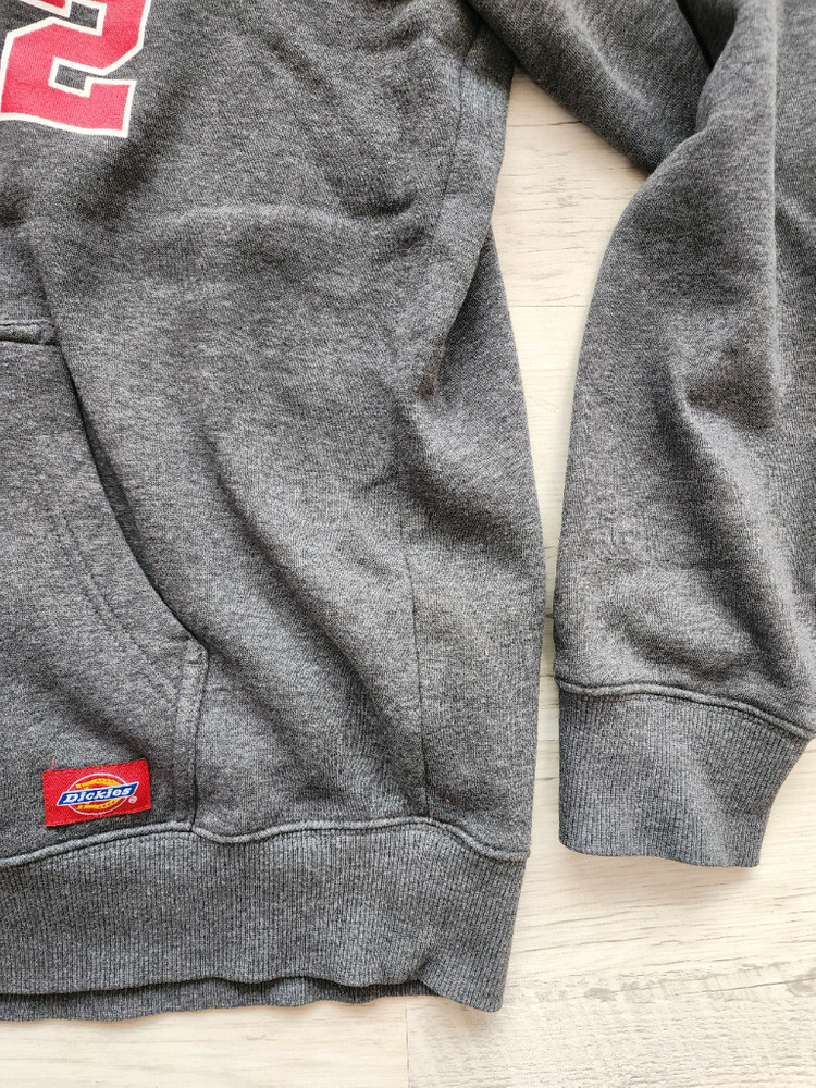 DICKIES 디키즈 회색 후드티. L(100)사이즈 그레이 후드 티셔츠 이미지