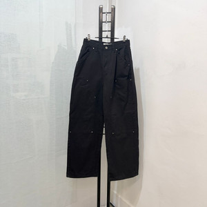 (S)디벨롭 스터드 찡 와이드블랙바지 팬츠 오버핏 4303 이미지