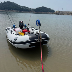 25년 신품구매; 고무보트+선외기+트레일러 이미지