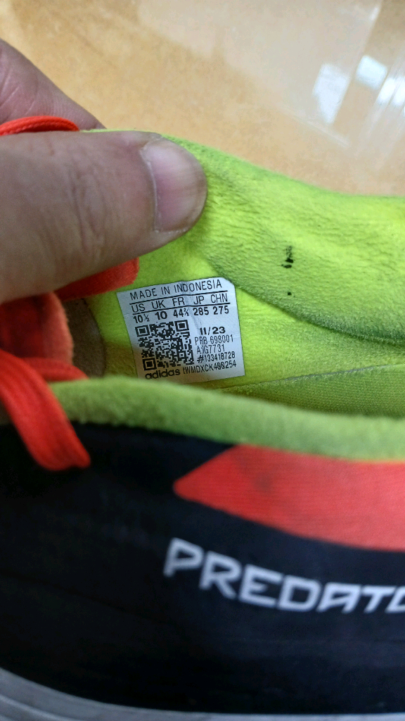 남성신발 아디다스 프레데터 축구화 운동화 이미지