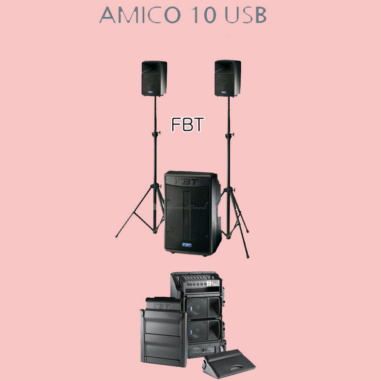 FBT(이태리브랜드)Amico10usb, 올인원 포터블앰프스피커 이미지