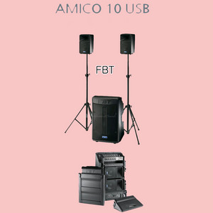 FBT(이태리브랜드)Amico10usb, 올인원 포터블앰프스피커 이미지