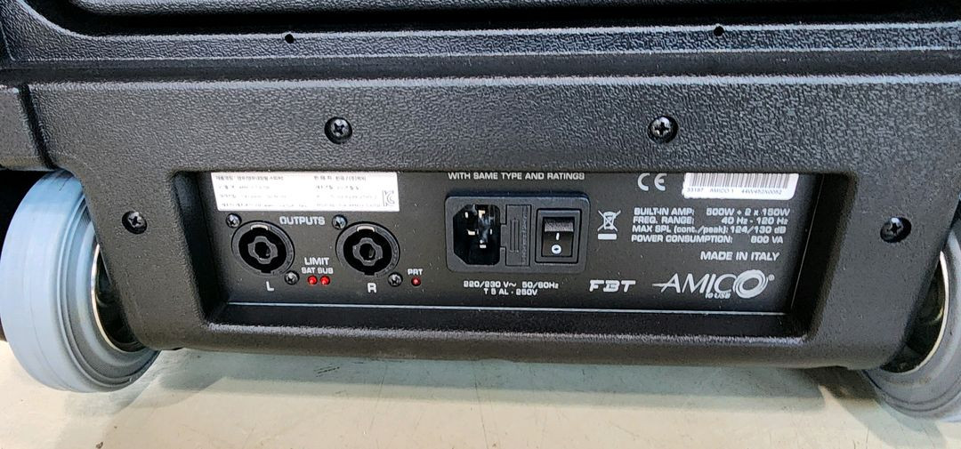 FBT(이태리브랜드)Amico10usb, 올인원 포터블앰프스피커 이미지