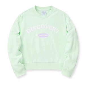 새상품) 디스커버리 키즈 세미 크롭 상하세트 140 사이즈 이미지