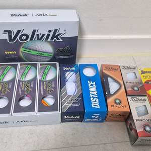 타이틀리스트 pro v1 v1x 스릭슨 디바이드 볼빅 axia 골프공 새제품 12 6 3구 이미지