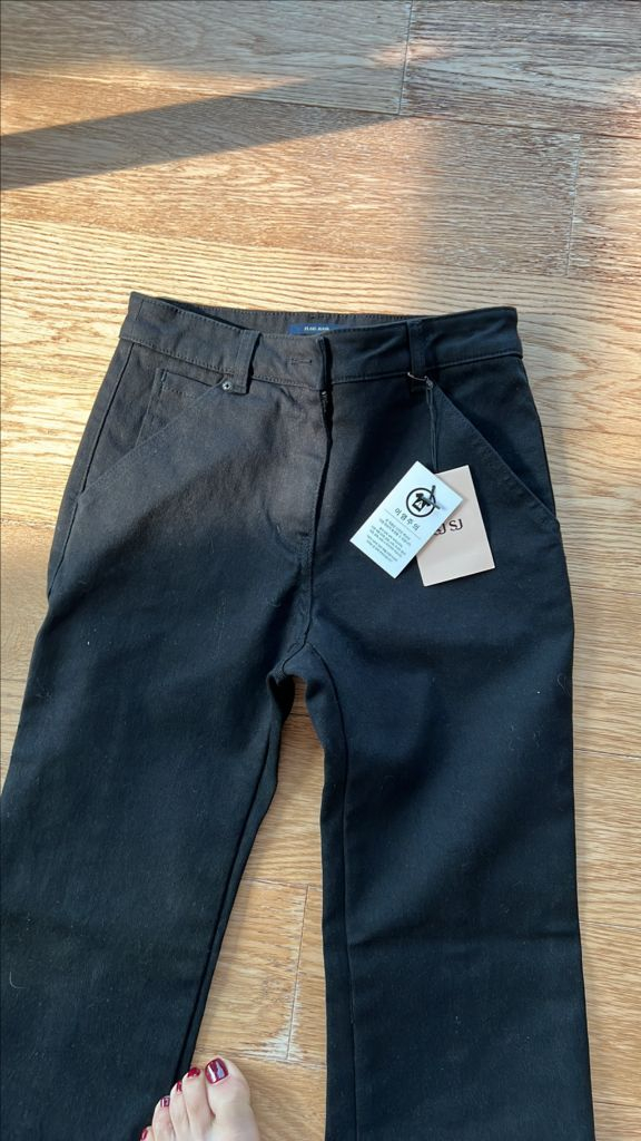 SJ 부츠컷 블랙 진바지 새것 이미지