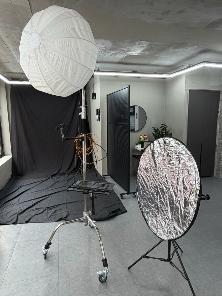 촬영조명 스탠드 세트(반사판포함) 이미지