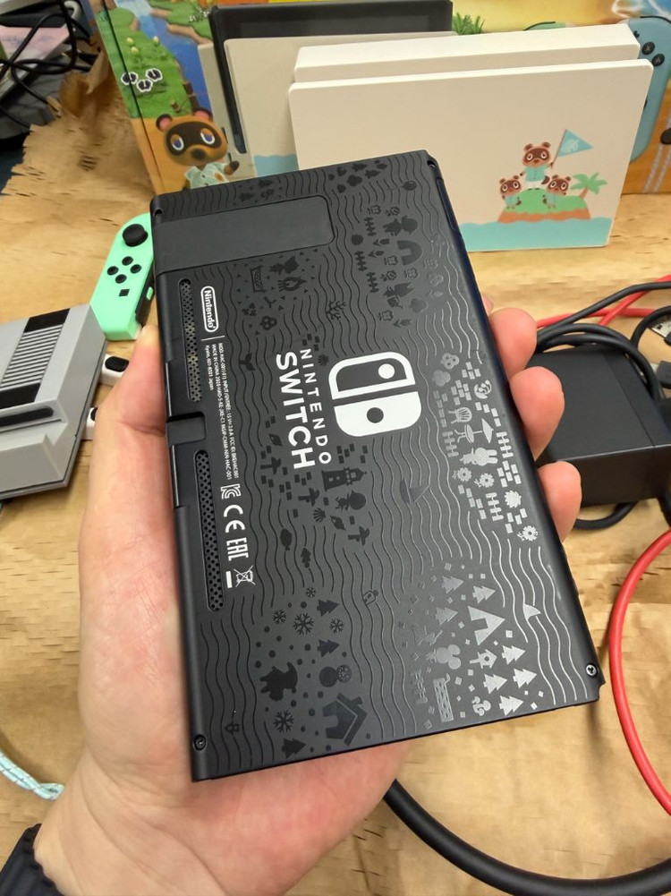 닌텐도 스위치 동물의 숲 에디션 풀박스 + 악세서리(업스케일링) 이미지