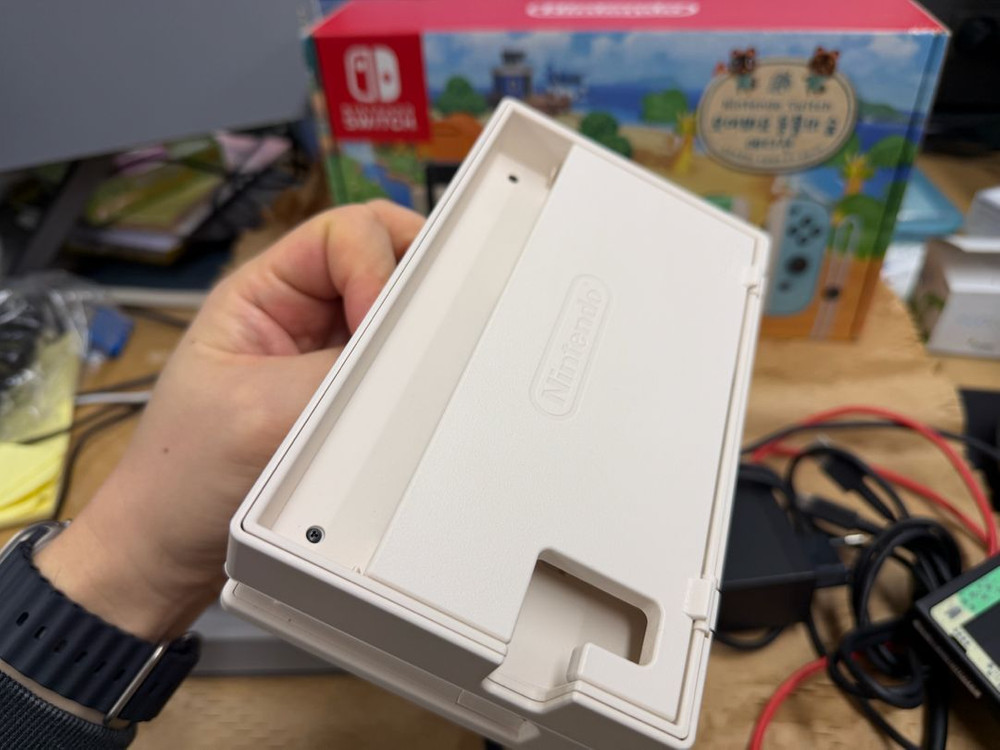 닌텐도 스위치 동물의 숲 에디션 풀박스 + 악세서리(업스케일링) 이미지