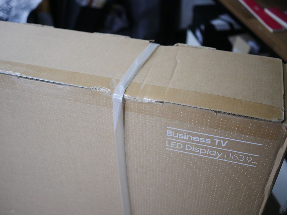 삼성 65인치 4K UHD TV LH65BECHLBFXKR 사이니지 모니터 미개봉 새제품 이미지