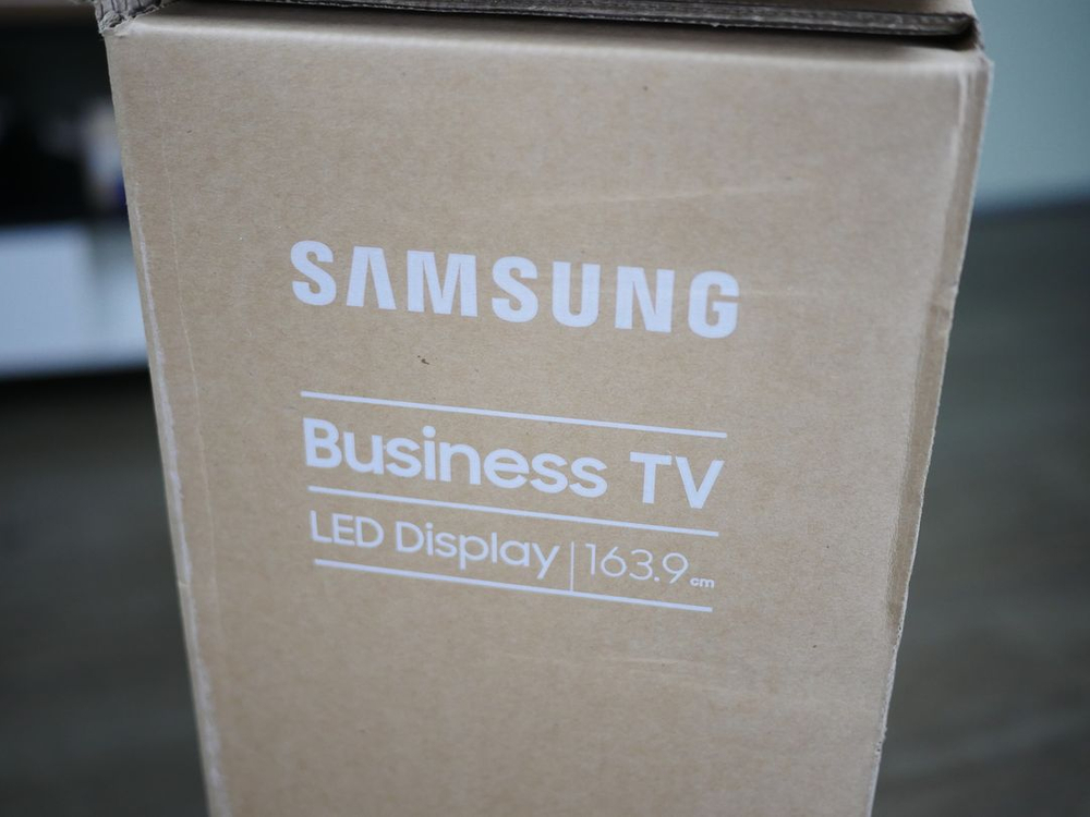 삼성 65인치 4K UHD TV LH65BECHLBFXKR 사이니지 모니터 미개봉 새제품 이미지