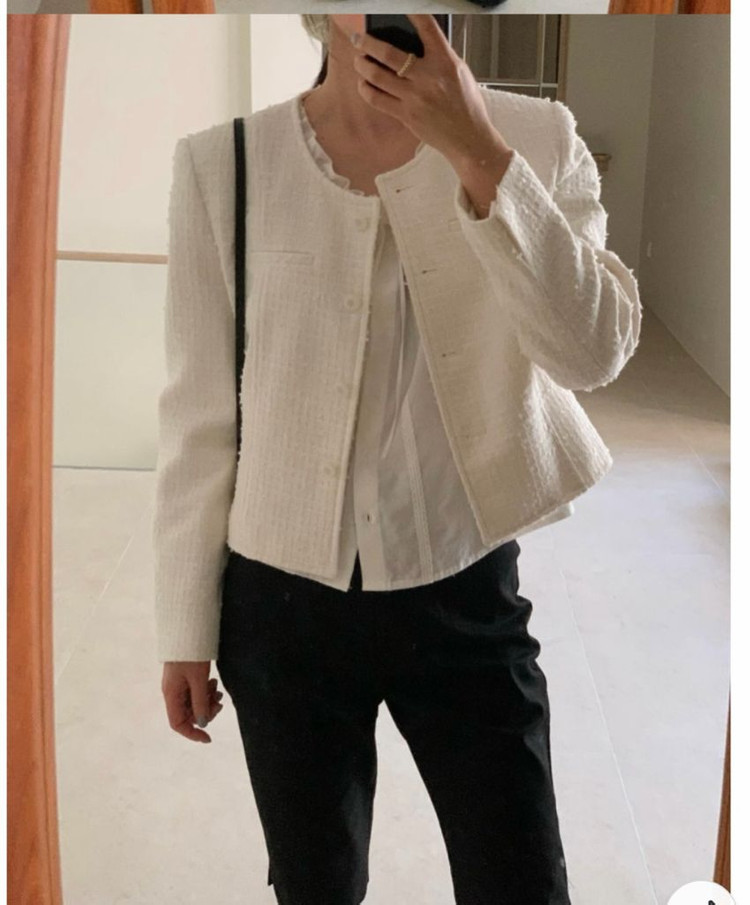 런던레이스 드엘 트위드자켓 이미지