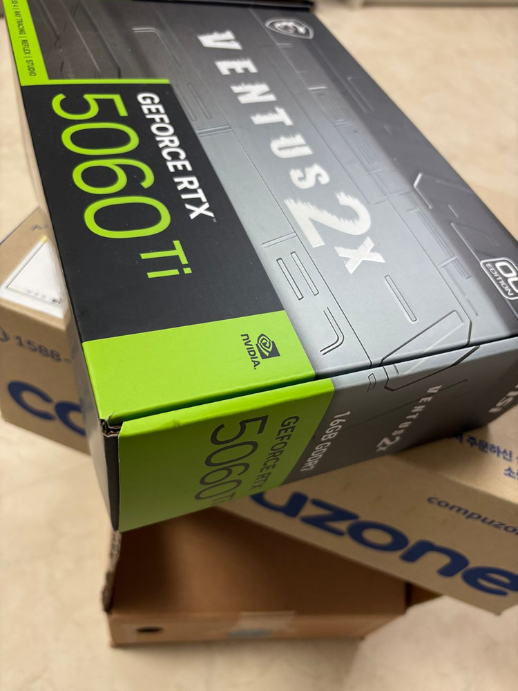 [미개봉] MSI 지포스 RTX 5060 Ti 벤투스 2X OC 플러스 D7 16GB (5060Ti) 이미지