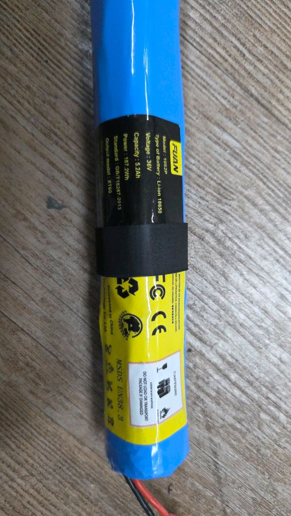 팬텀마이크로 16 싯포스트 배터리 36v 방전 이미지