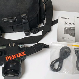 펜탁스 빈티지 디카 (K100D 카메라 + 가방) 이미지