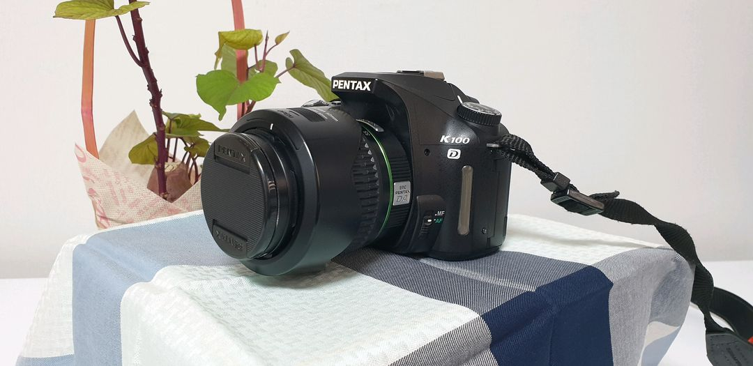 펜탁스 빈티지 디카 (K100D 카메라 + 가방) 이미지
