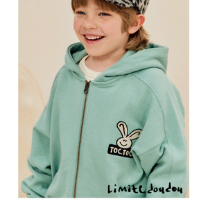 리미떼두두 민트 원포인트 집업 래빗 트레이닝세트 130사이즈 이미지