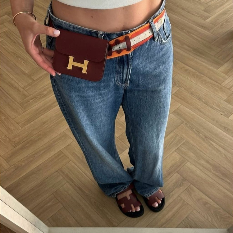 에르메스 콘스탄스 슬림 벨트지갑 이미지