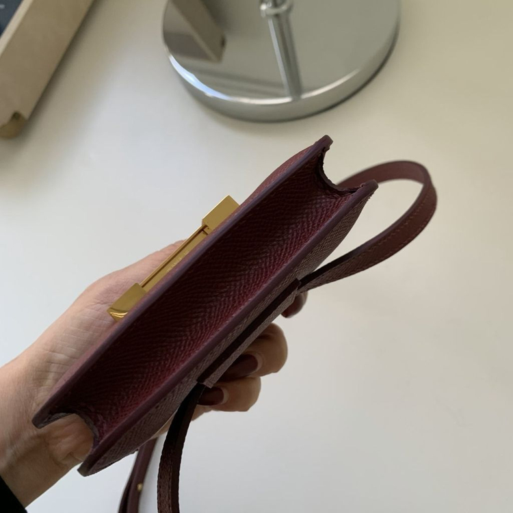 에르메스 콘스탄스 슬림 벨트지갑 이미지