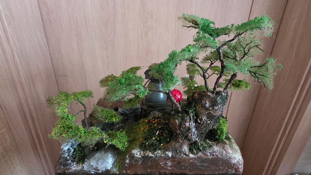 토토로 정류장 디오라마 이미지