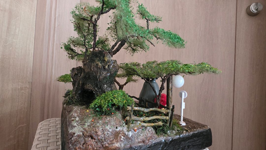 토토로 정류장 디오라마 이미지