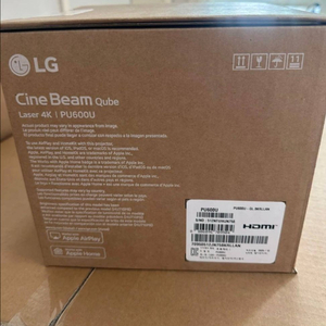LG 시네빔 큐브 PU600U 레이저 4K 빔프로젝터 이미지