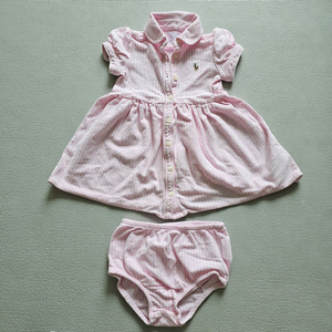 랄프로렌 여아 12m 폴로피케 원피스 이미지