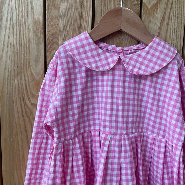 꽁떼레베 체크 원피스 m 이미지
