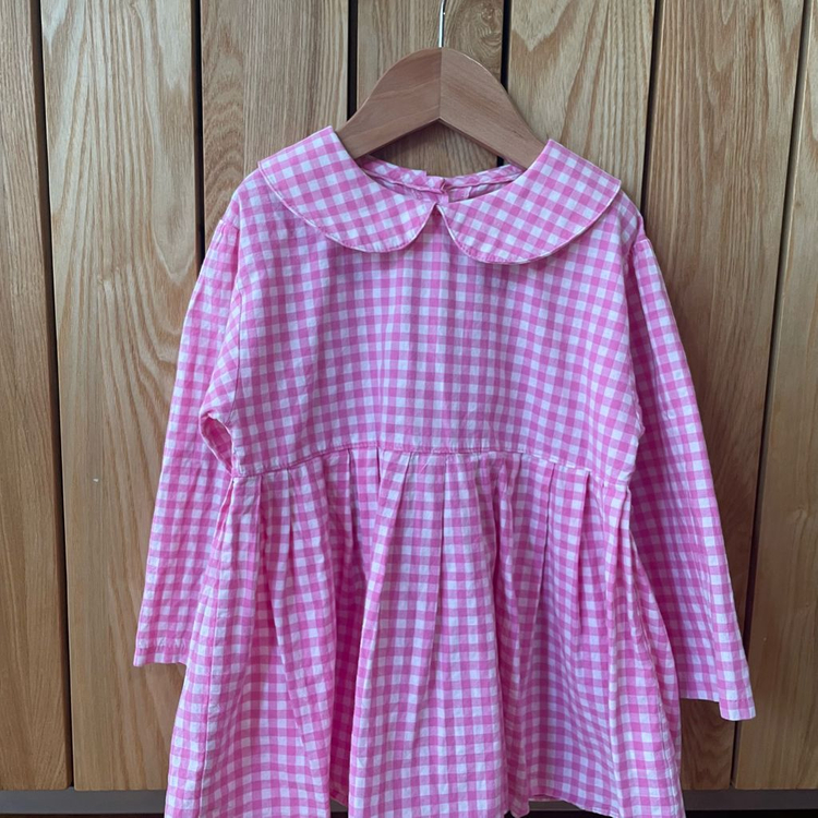 꽁떼레베 체크 원피스 m 이미지