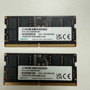 apacer ddr5 16g 노트북 램 2개 이미지