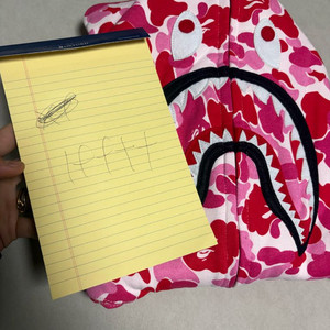 베이프 샤크후드 핑크 s,xl 새상품 이미지