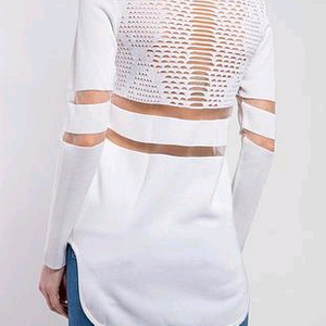 알렉산더왕 X H&M 화이트 메쉬 튜닉 원피스 이미지