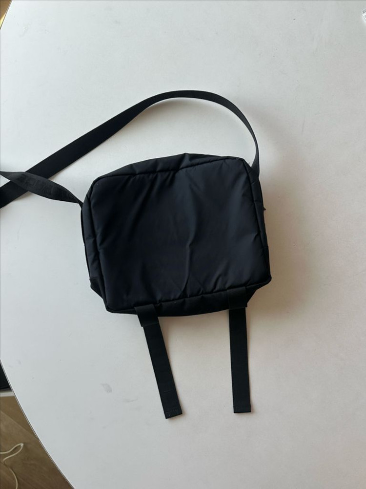 노스페이스 퍼플라벨 코듀라 나일론 숄더백 크로스백 블랙 이미지